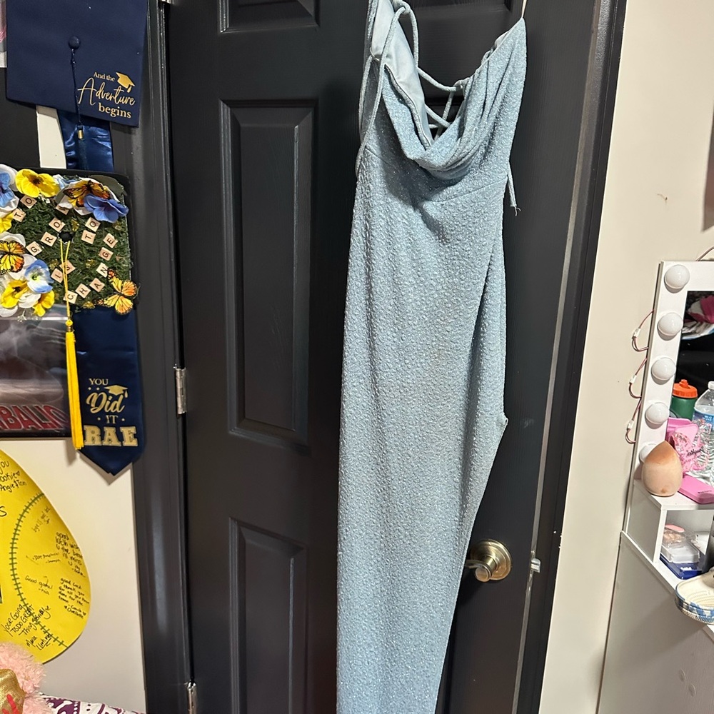 Windsor Strapless Light Blue Dress